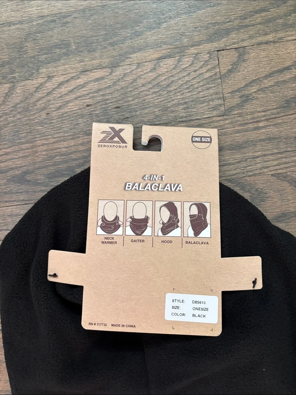 ZeroXposur Black Balaclava Face Mask